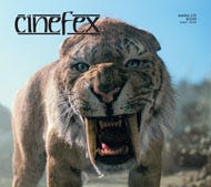 Cinefex, APRIL 2008. 10,000 B.C., The Spiderwick Chronicles, Cloverfield, Charlie Wilson’s War, Sweeney Todd
